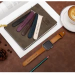 Bracelet Apple Watch en Cuir Véritable | Élégance et Confort 16