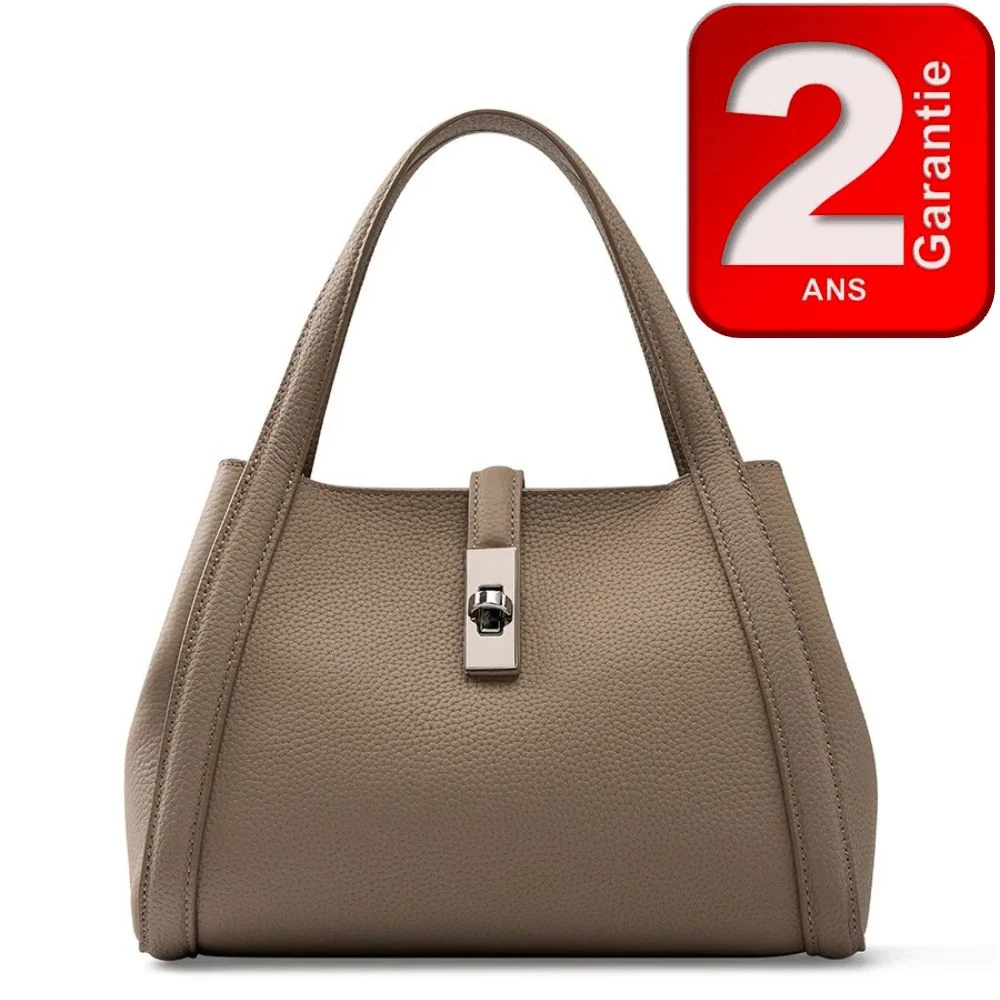 Sac à Main Coréen Stylé - Grande Capacité en Cuir Véritable