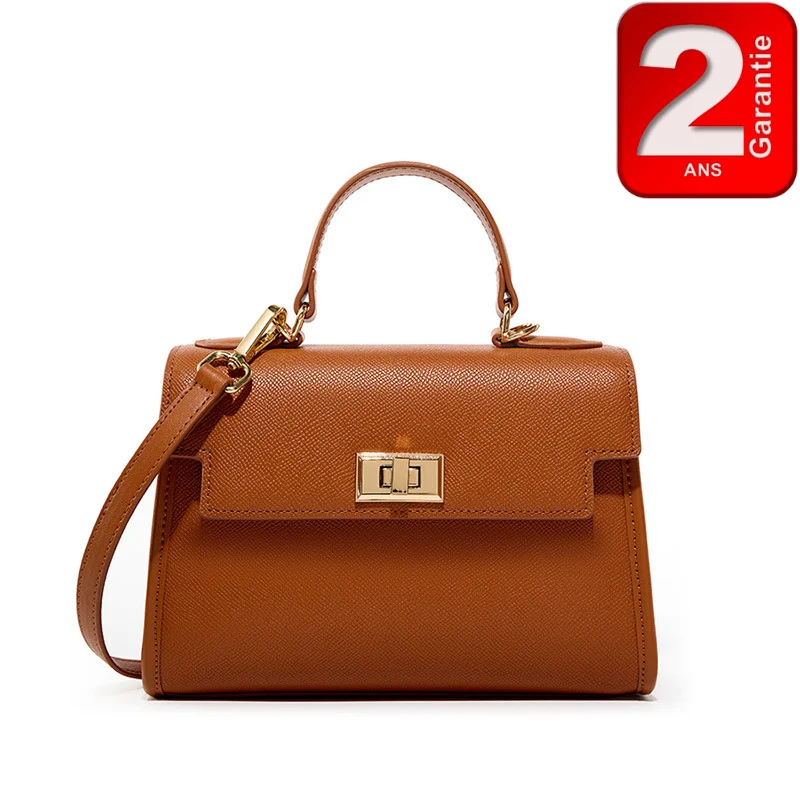 Sac à Main en Cuir Véritable - Élégance Intemporelle et Polyvalente