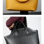 Wingwoman – Grand Sac Cabas en Cuir Élégance et Espace