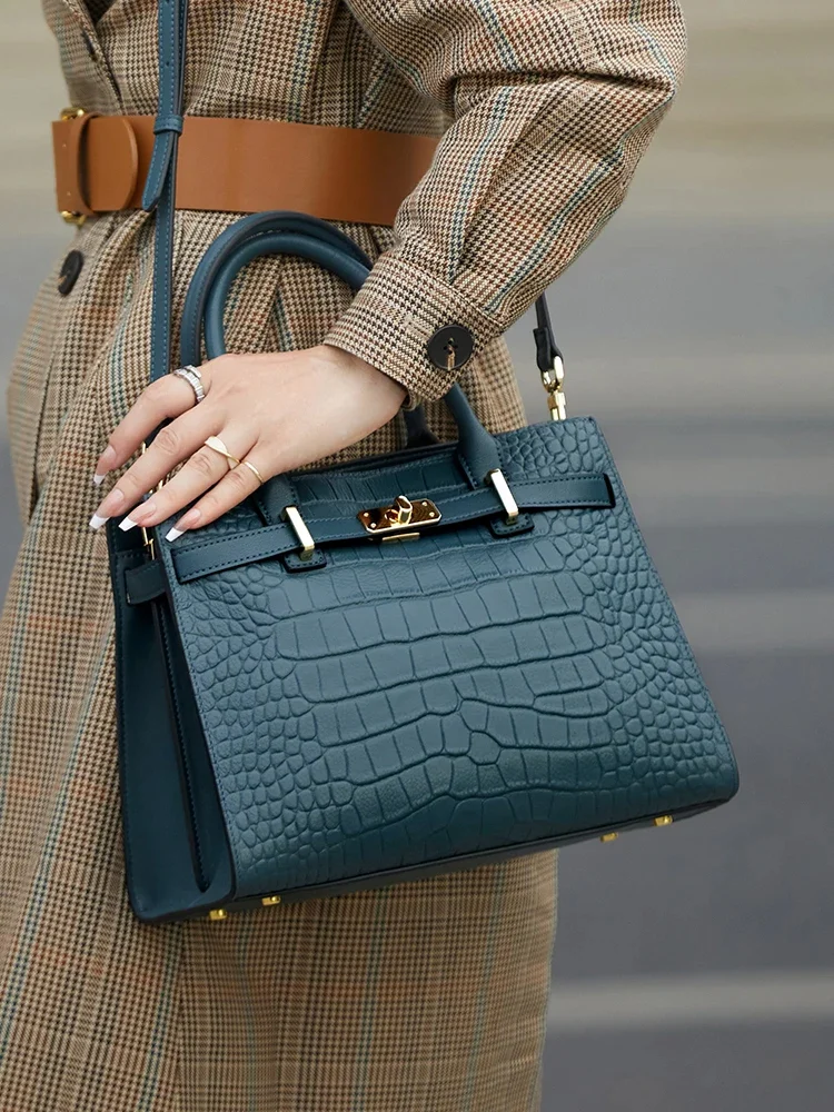 Julia – Élégance Croco & Luxe Durable en Cuir Véritable Certifié 12