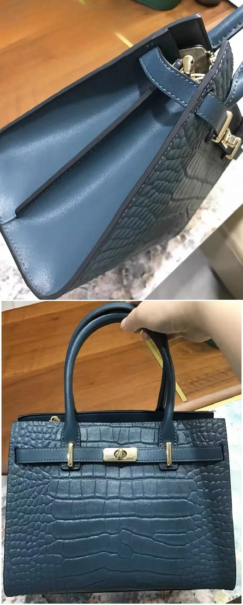 Julia – Élégance Croco & Luxe Durable en Cuir Véritable Certifié 14 Julia – Élégance Croco & Luxe Durable en Cuir Véritable Certifié