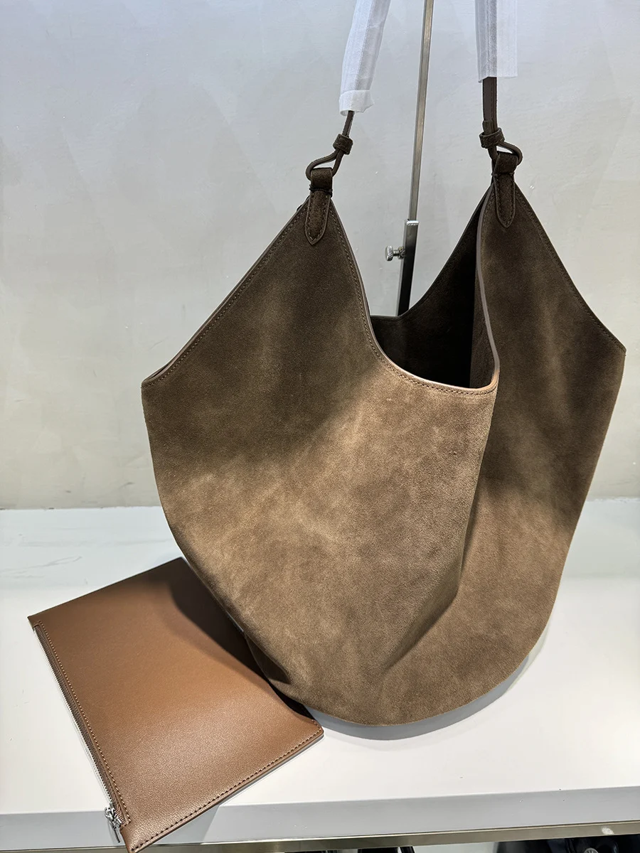 Sac Seau en Cuir Véritable Mat – Élégance et Grande Capacité 6