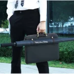 Sac Business en Cuir Crazy Horse – Élégance Vintage et Fonctionnalité Professionnelle