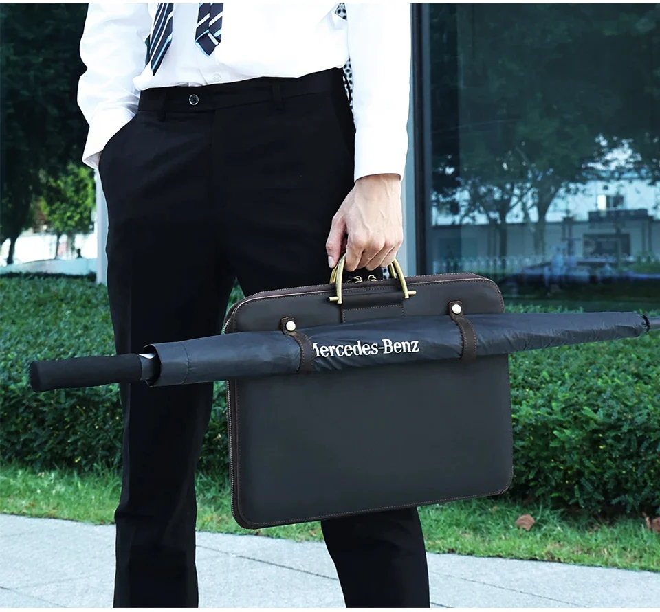 Sac Business en Cuir Crazy Horse – Élégance Vintage et Fonctionnalité Professionnelle