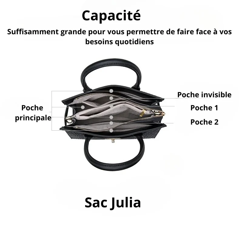 Julia – Élégance Croco & Luxe Durable en Cuir Véritable Certifié 15 Julia – Élégance Croco & Luxe Durable en Cuir Véritable Certifié