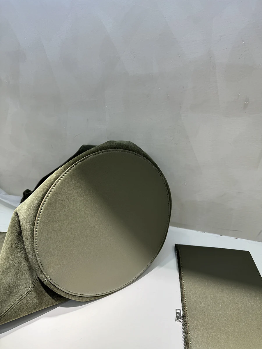 Sac Seau en Cuir Véritable Mat – Élégance et Grande Capacité 11