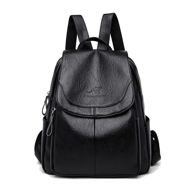EcoChic Backpack – Sac à Dos en Cuir Souple pour Femmes 5