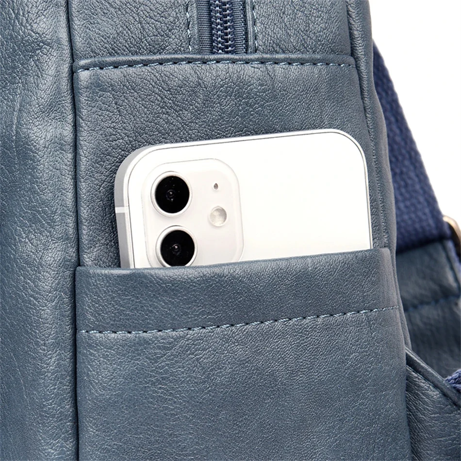 EcoChic Backpack – Sac à Dos en Cuir Souple pour Femmes