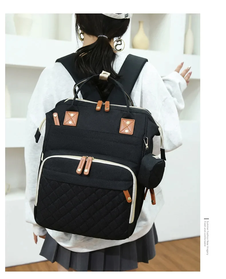 Sac à Langer Bébé – Sac à Dos Multifonction avec Prise USB 2 Sac à Langer Bébé – Sac à Dos Multifonction avec Prise USB