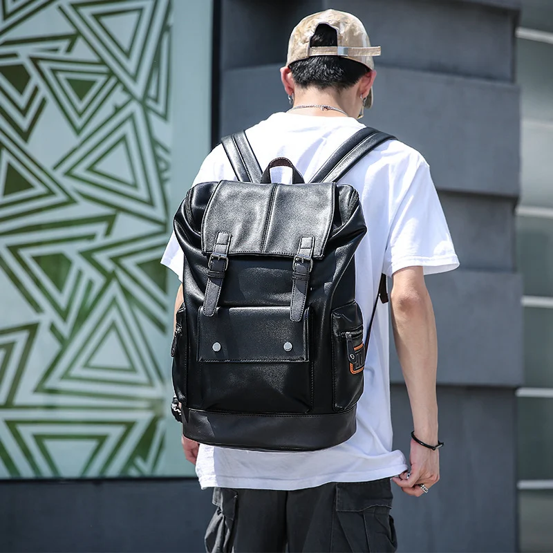 Voyager Pro – Sac à Dos en Cuir recyclable Haut de Gamme pour Hommes 5