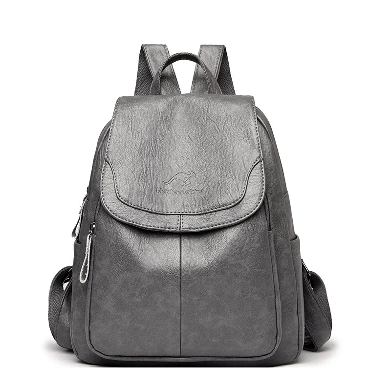 EcoChic Backpack – Sac à Dos en Cuir Souple pour Femmes 6
