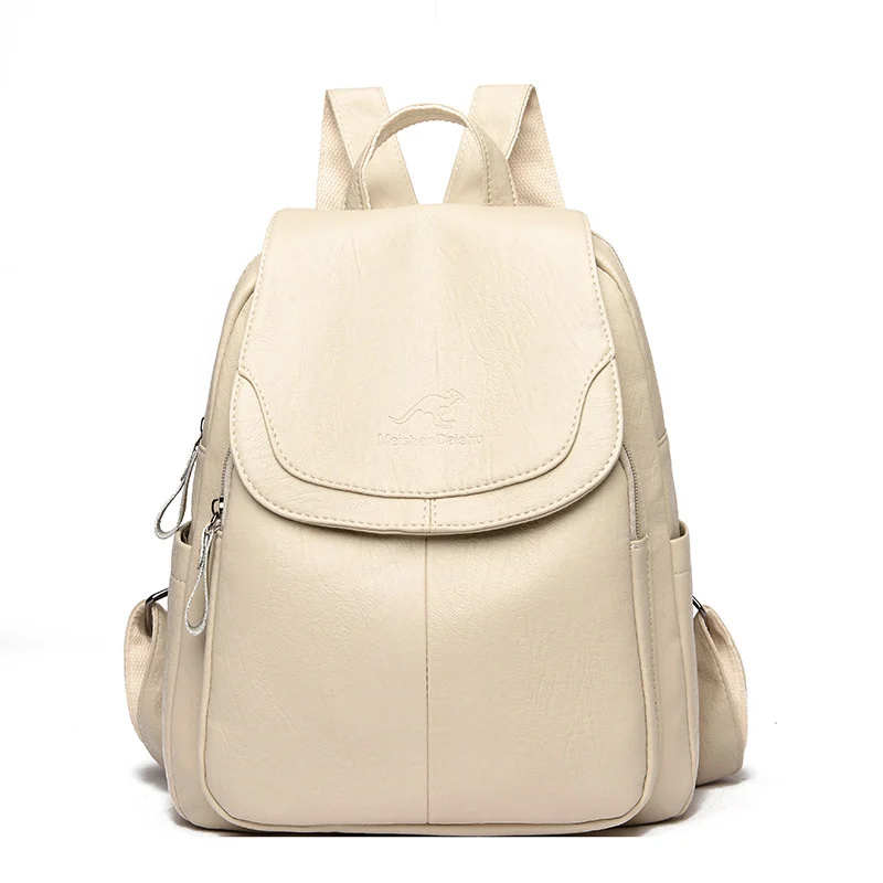 EcoChic Backpack – Sac à Dos en Cuir Souple pour Femmes 8