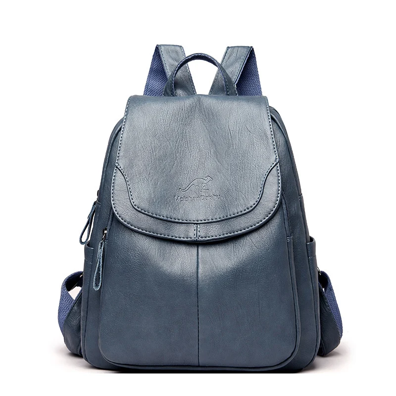 EcoChic Backpack – Sac à Dos en Cuir Souple pour Femmes 7